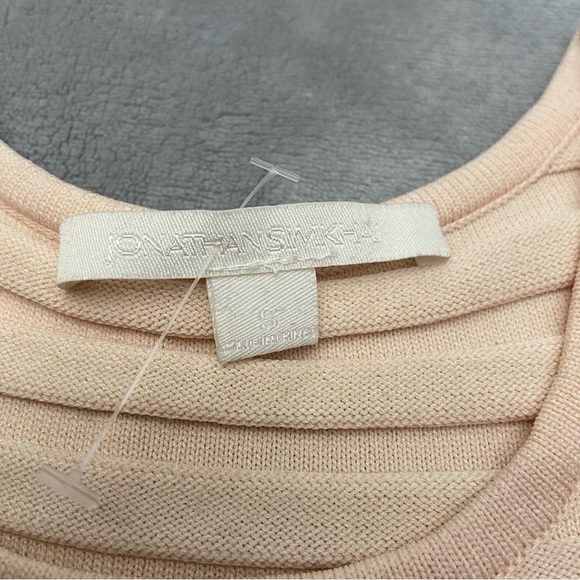 Jonathan Simkhai Angie Cut Out Tank Crop Top sports bra 28982 - Picture 2 of 7